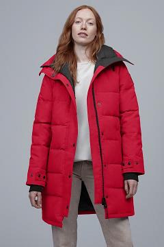Chamarras Canada Goose Mujer Outlet - Shelburne Abrigos Rojos VF7096315